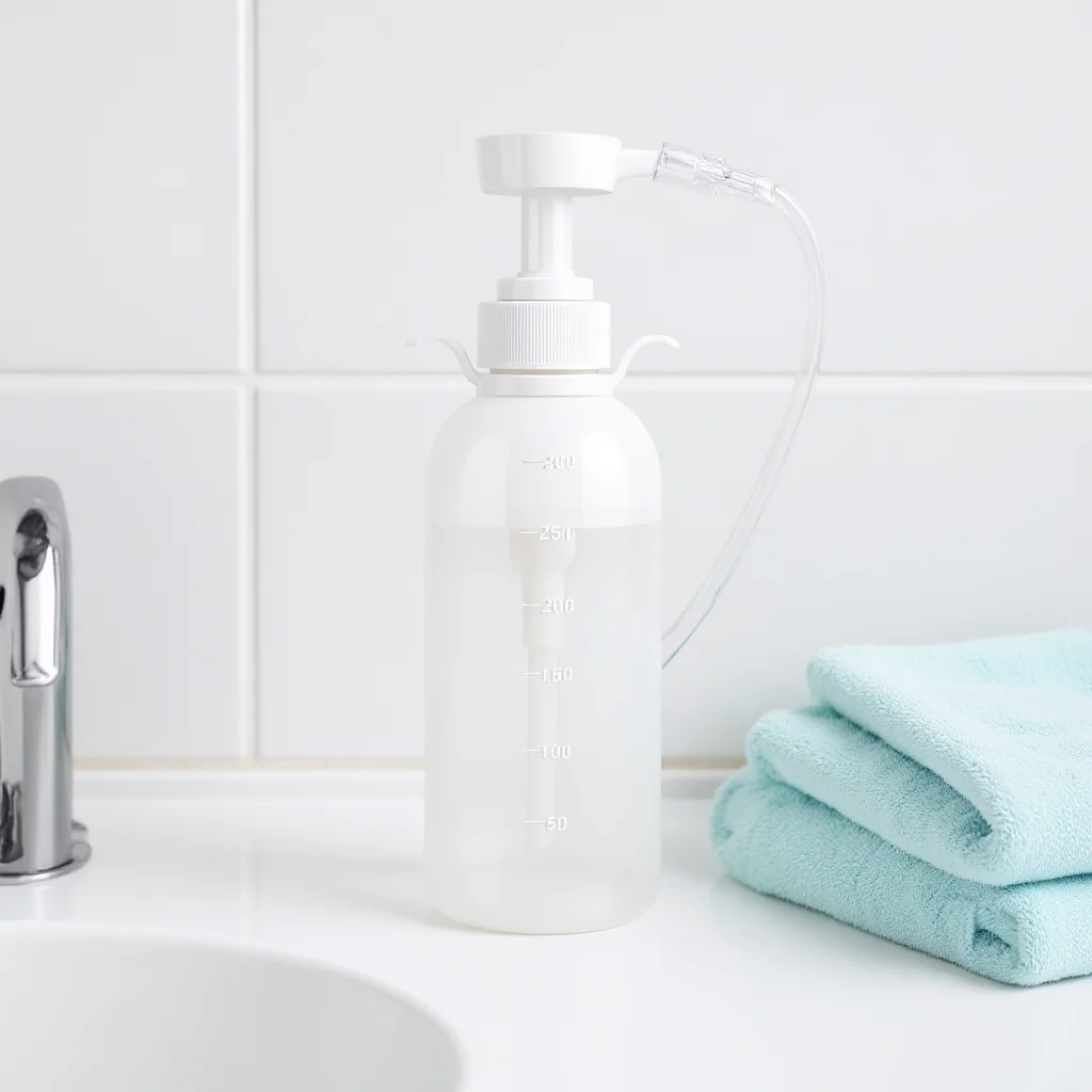 Personal Hygiene Douche Stable Output Portable Anal Cleansing Bottle Anal Irrigation Device Universal For Daily Personal Men And
