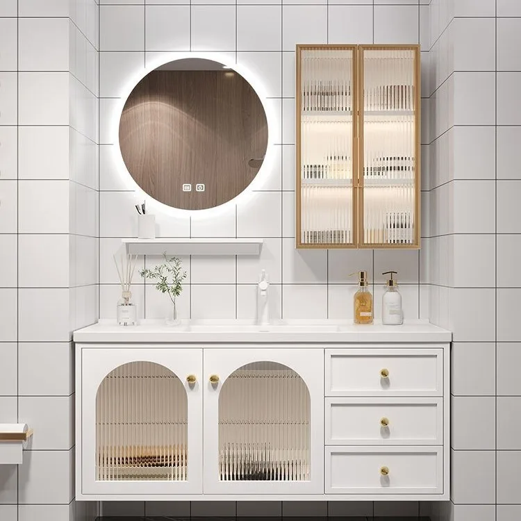 

Bathroom Cabinet Mirror Cabinet Combination Toilet Integrated Ceramic Wash Table Washbasin Cabinet
