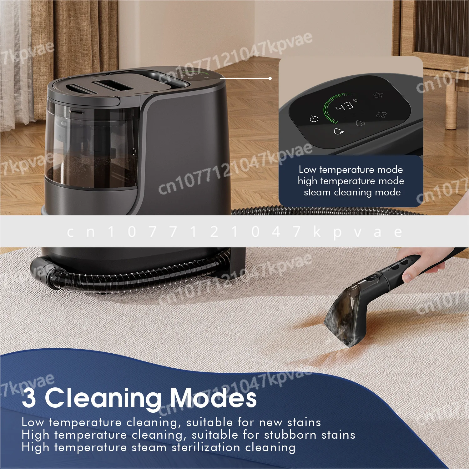 C9001 Household steam fabric cleaning machine, sofa carpet degreasing