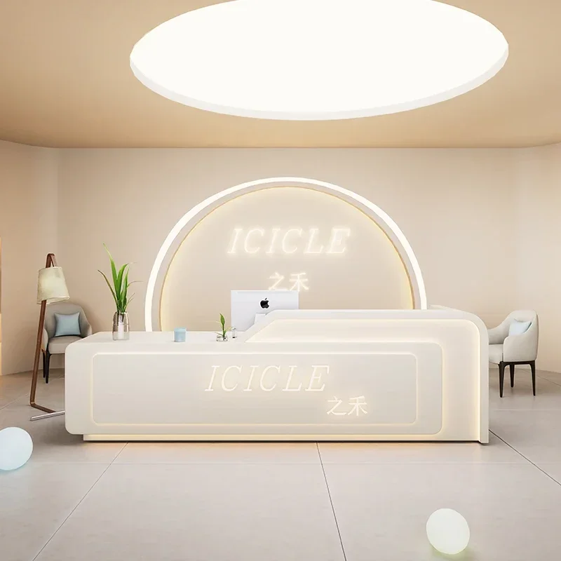 European Reception Desk Cabinet Accessories Lectern Standing Reception Desk Banco Design Organizers Executive Home Furniture