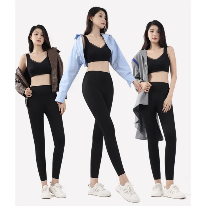 

Women's Sports Tight Pants Sports Pants With Sexy Lines Stretchy High Waisted leggings Elastic Fitness Pants Running Yoga Pants