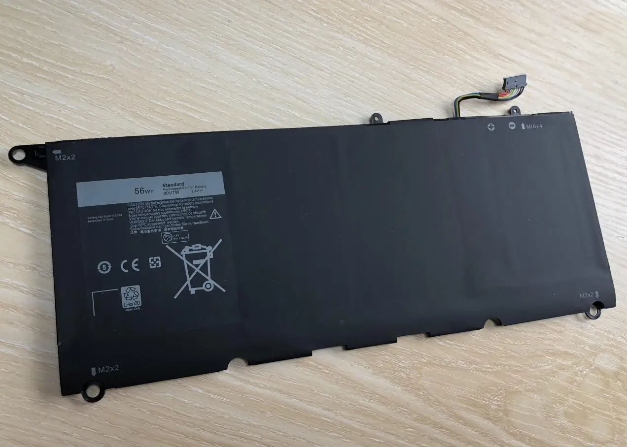 Imagem -06 - Bateria do Portátil para Dell 90v7w 56wh 090v7w Dell Xps 13 9343 Xps13 9350 13d-9343 P54g 0n7t6 5k9cp Rwt1r 0drrp 56wh