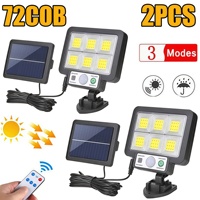 LED Solar Split Wall Lamp Motion Sensor Sunlight Light 3 Mode Outdoor Waterproof Emergency Street Garden Security Decor Lamp