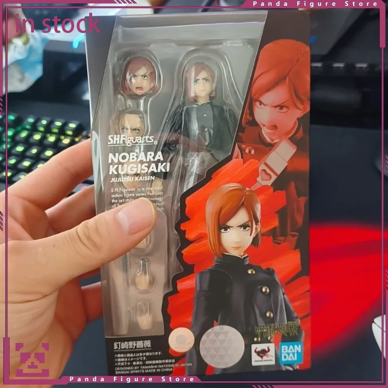 

Bandai 100% натуральная модель дзюдзюцу кайсен, аниме-фигурки SHF Kugisaki Nobara, экшн-фигурка, коллекционная модель