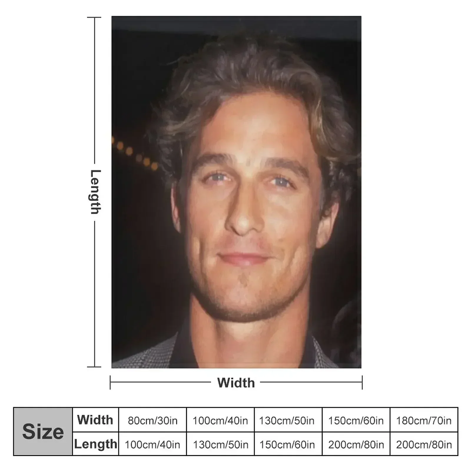 Matthew Mcconaughey Throw Blanket Bed linens Blankets Sofas Of Decoration Kid'S Warm Soft Big Soft Plush Plaid Blankets
