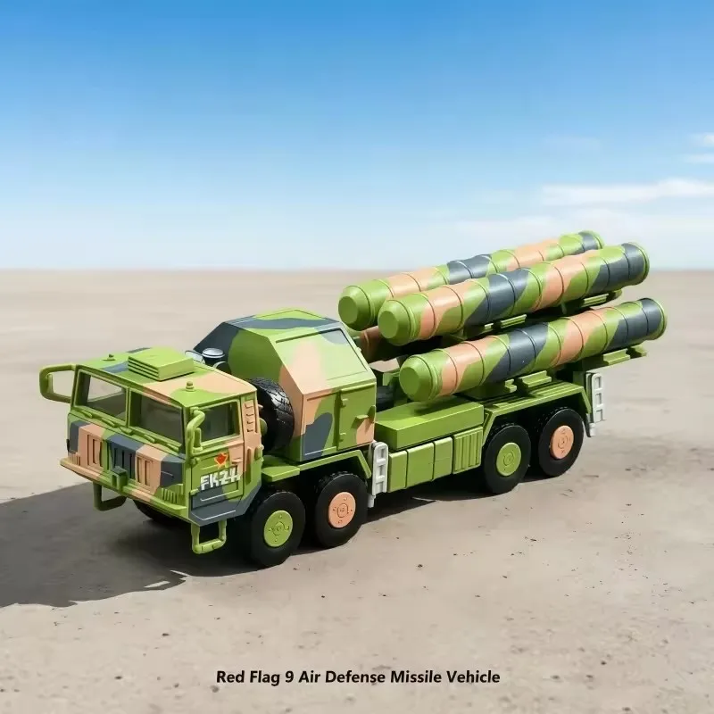 Mini HQ-9 Anti-air Missile Truck Model Military Vehicle Statue Home Office Desktop Ornament Hobby Collection Gift For Men