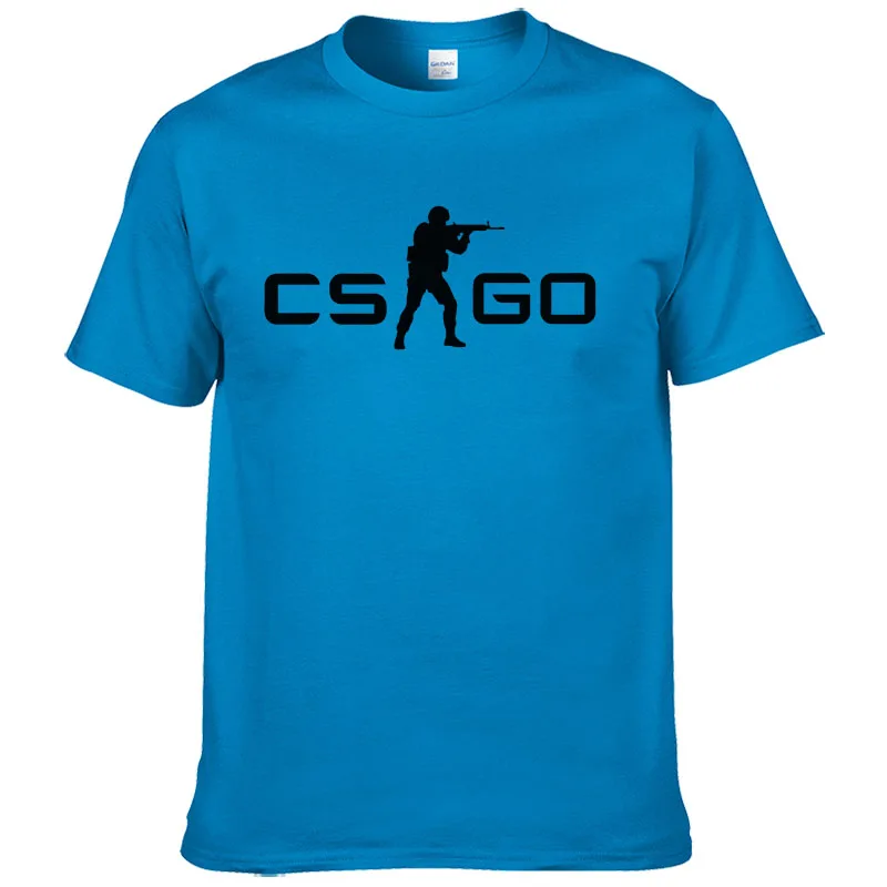 CS GO Gamers Men Women t shirt summer new csgo men t -shirt 100% cotton high quality top tees brand clothing hip hop street #127