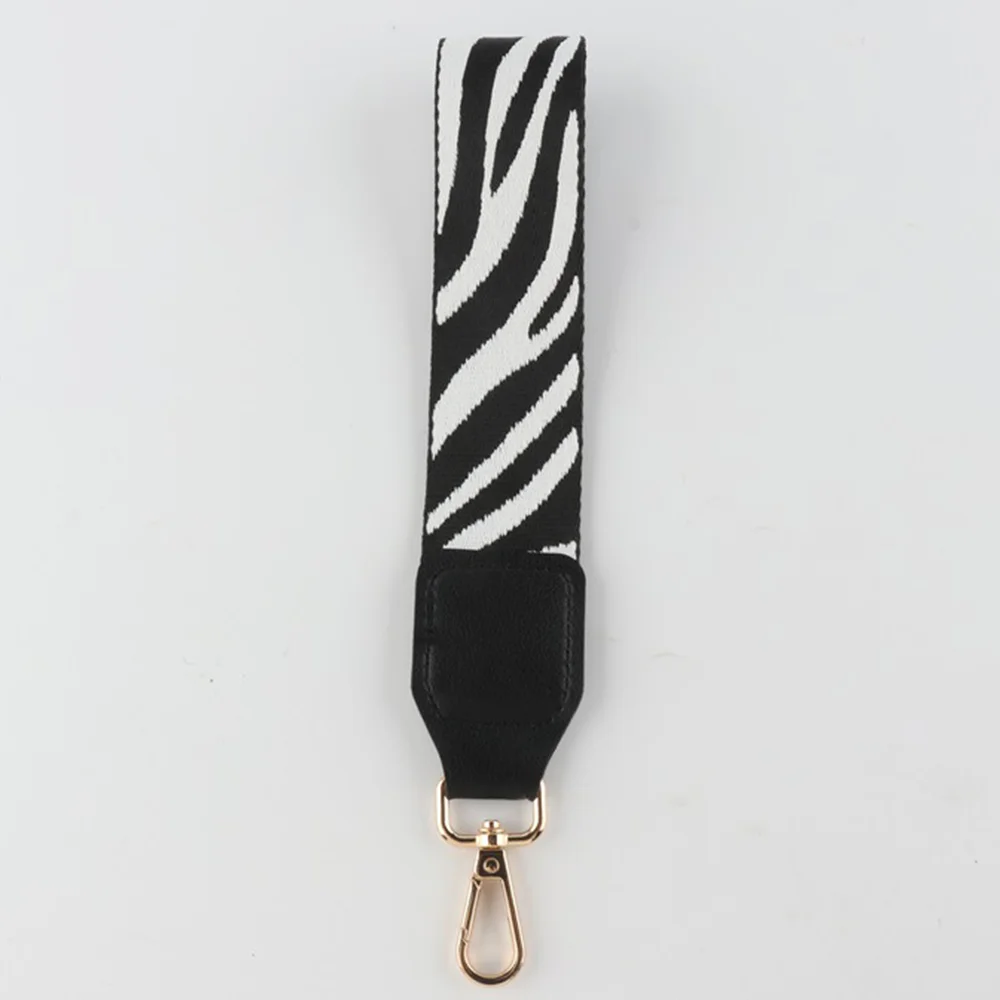 For Mobile Phone ID Hanging Rope Heat Transfer Printing Multifunctional Wrist Strap For Zebra Striped Keychain Wrist Strap