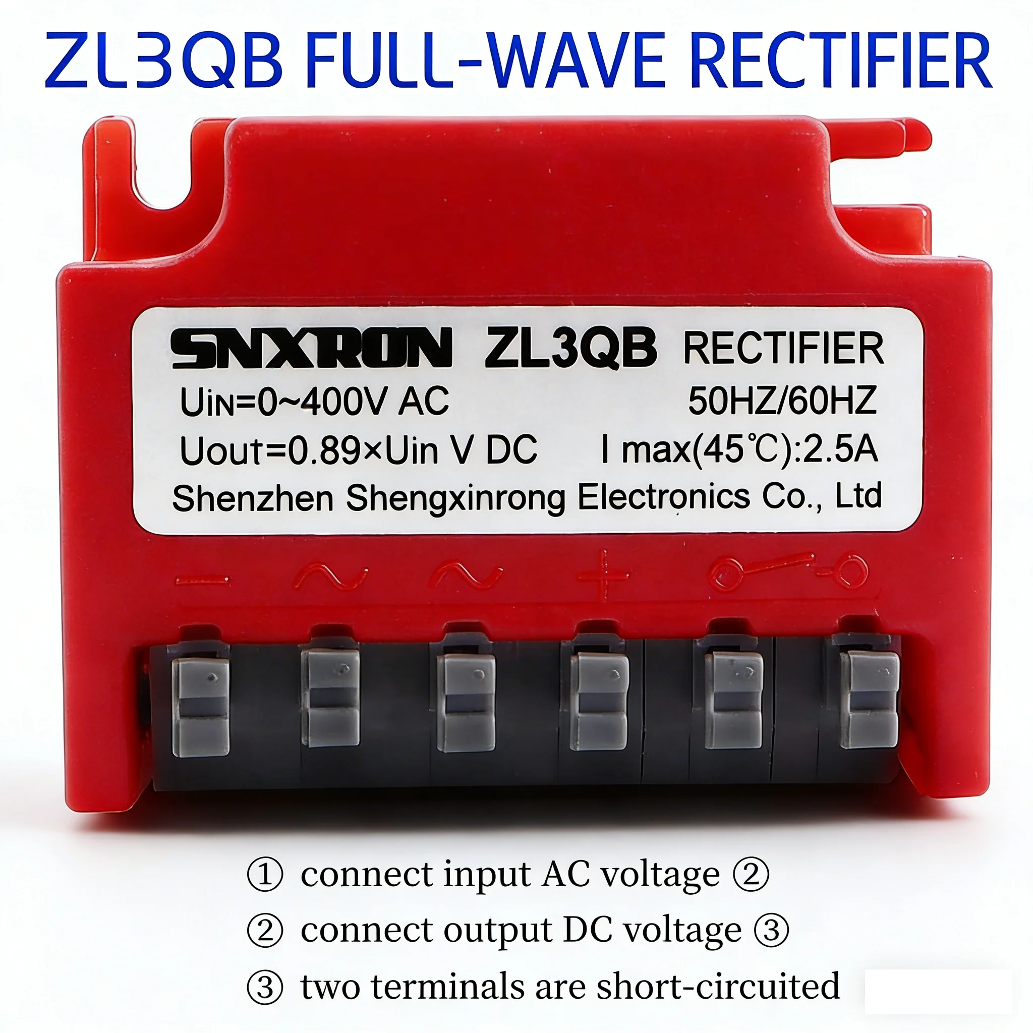Motor brake rectifier ZL3B half-wave ZL3QB full-wave brake device