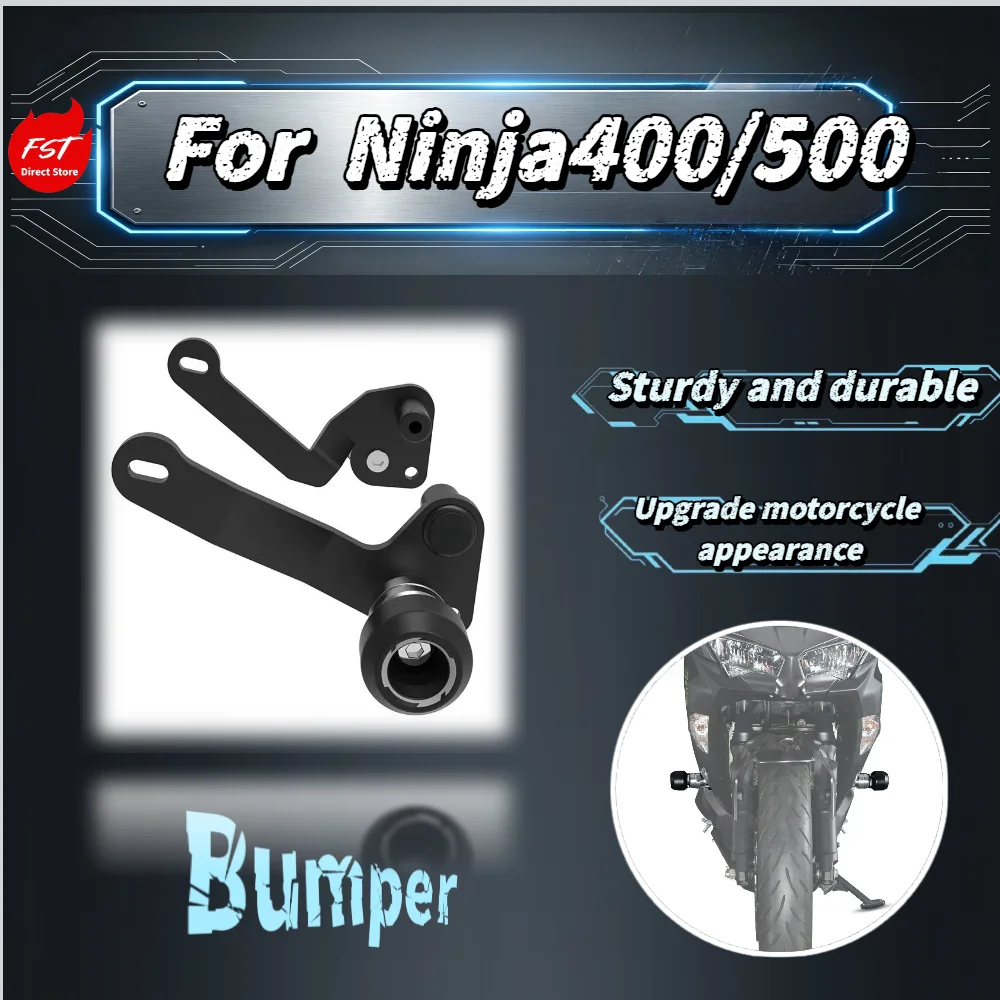 Für Kawasaki Ninja400 Ninja500 Racing Sturzbügel Stoßfänger Anti-Sturz-Slider Karosserieschutz Modifiziertes Zubehör
