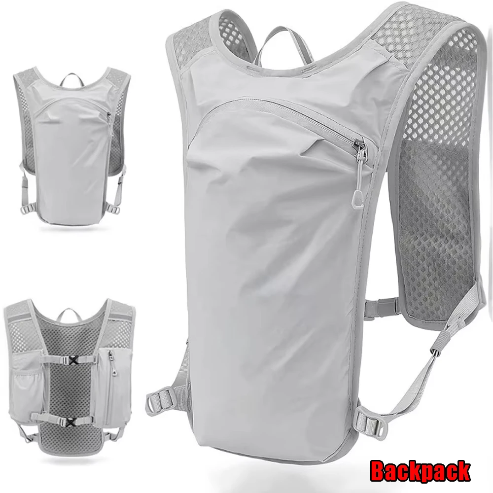 

Hydration Backpack Cycling Running Hiking Breathable Sports Trail Marathon Vest Pack Water Bladder Outdoor Biking Camping Gear