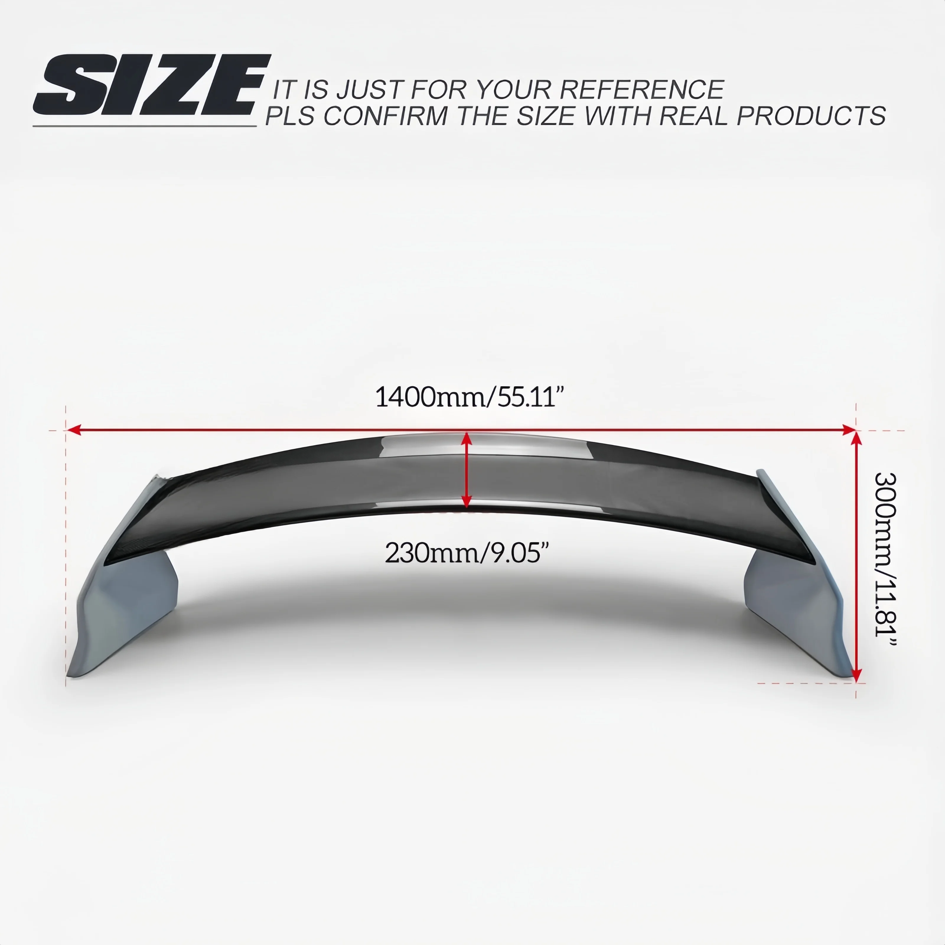 Suitable for Elise, Lotus, Exige S2, Carbon Fiber Modification, EXG Rear Wing, Rear Spoiler, Fixed air Wing