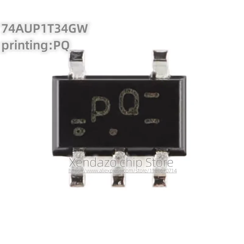 10pcs/lot 74AUP1T34GW printing PQ SOT-353 package Original genuine Low power dual power conversion buffer chip