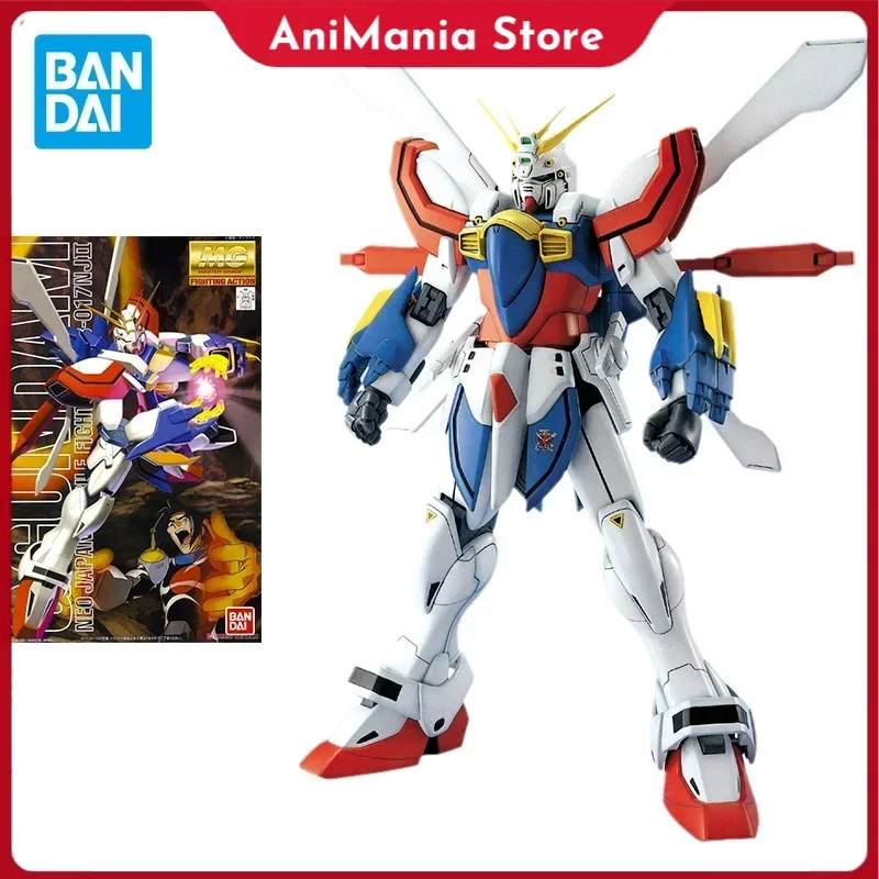 

Bandai Gundam Anime Figure Assemble Model MG 1/100 God Gundam GF13-017NJ2 New Action Figure Gift Collectible Children's Toys