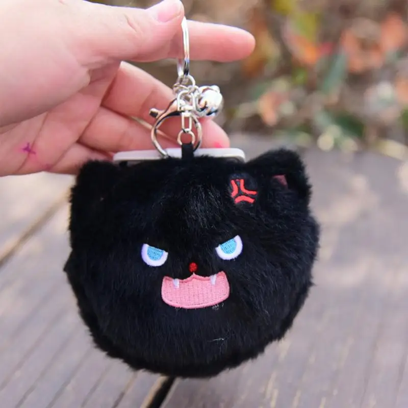 Simpatico portamonete peluche animale portachiavi portafoglio borsa portamonete portamonete portatile luminoso portachiavi zaino decorazione per