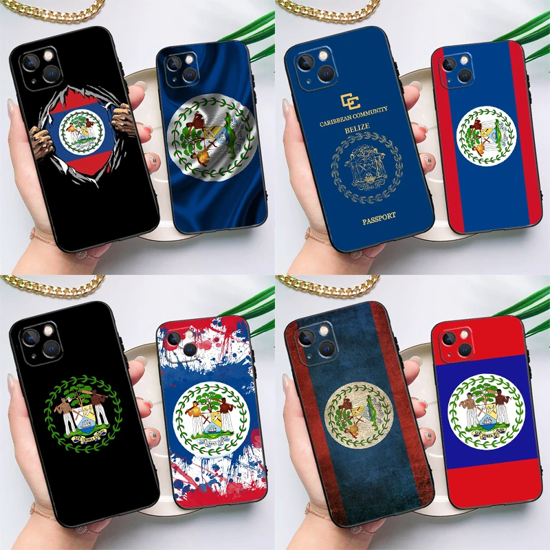Belize Flag Case For Samsung Galaxy S24 S23 S25 S26 Ultra S20 FE S21 S22 Plus S10 S25 FE Cover Funda