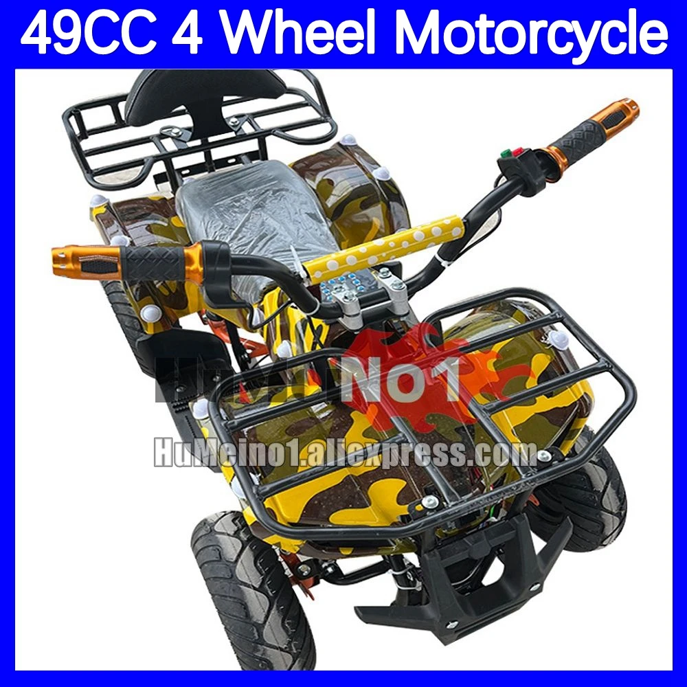 ATV OFF-road Motorbike Gasoline Motorcycle Racing MOTO Superbike 49/50CC 2 Stroke Four-Wheel Dirt Bike For Adult Child Children