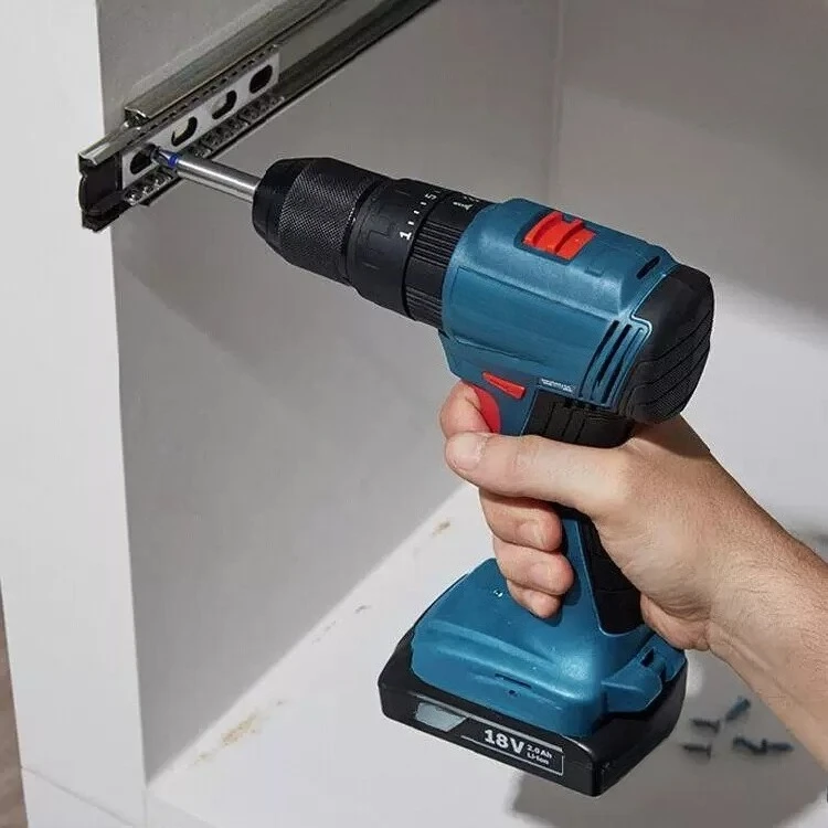 Lithium battery brushless electric drill impact drill multi-function electric screwdriver rechargeable power tool