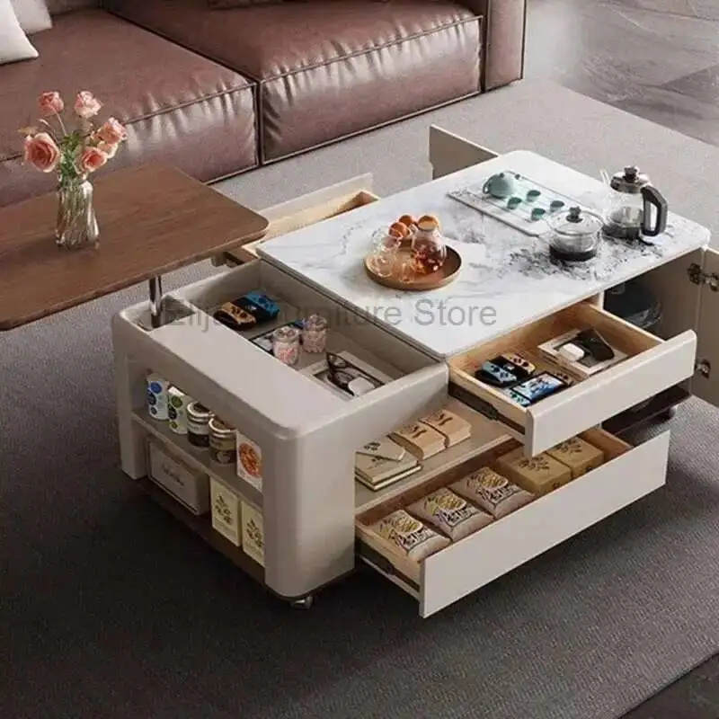 Living Marble Room Coffee Tables Modern Simple Advanced Sofa Side Coffee Table Mobile Originality Home Furniture Couchtisch FYCT