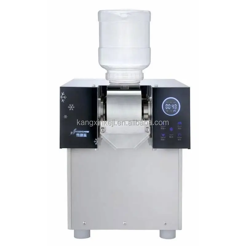 Commercial Korean Flake Bingsu Making 100mm Freezer Roller Milk Snow Ice Machine