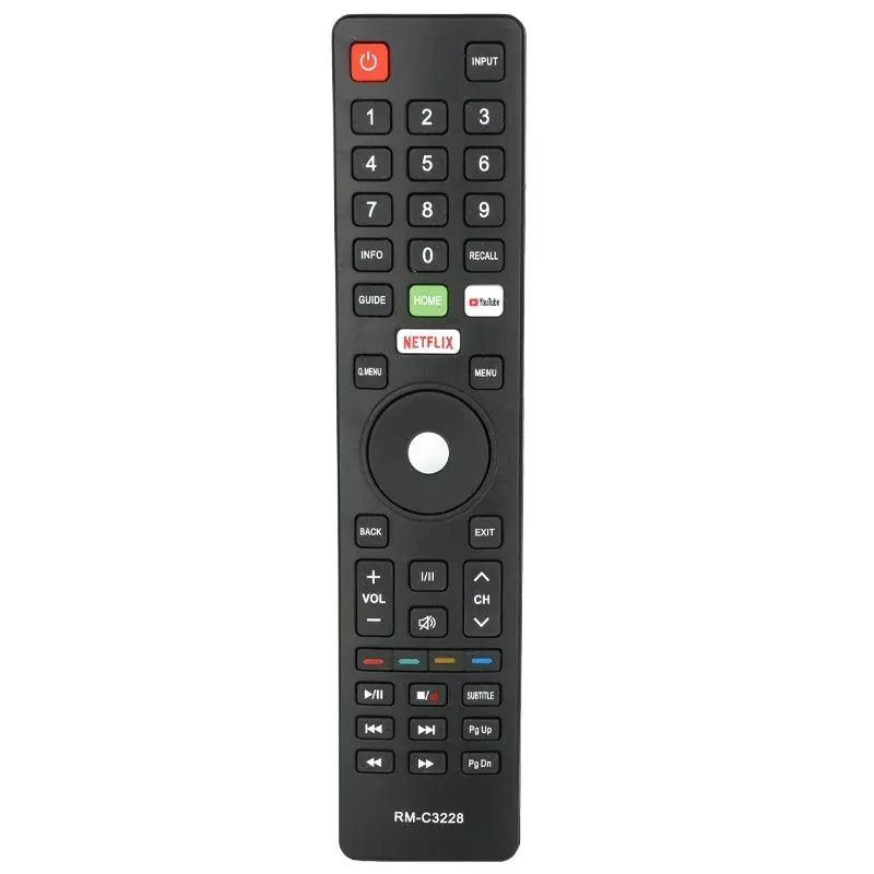 For RM-C3228 JVC-TV-Remote-Control-Replacement With NETFLIX YouTube Buttons, For JVC TV LT-32N3105A LT-55N6105A LT-55N7105A