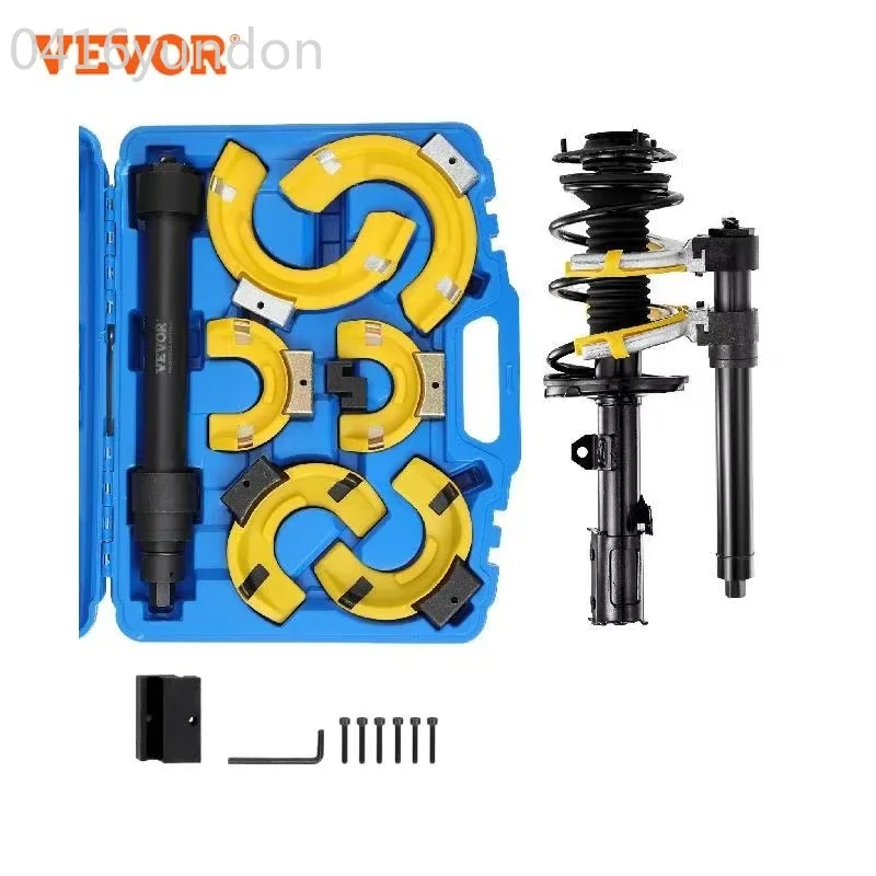 

VEVOR Strut Spring Compressor Set Macpherson Strut Spring Compressor Kit Interchangeable Fork Strut Coil Extractor Remover Tool