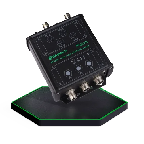 

R4320P CAEN RFID Industrial Access Control CardRea der with 4ports RAIN Impinj Chip Long Range PoE RS232 Serial Interface