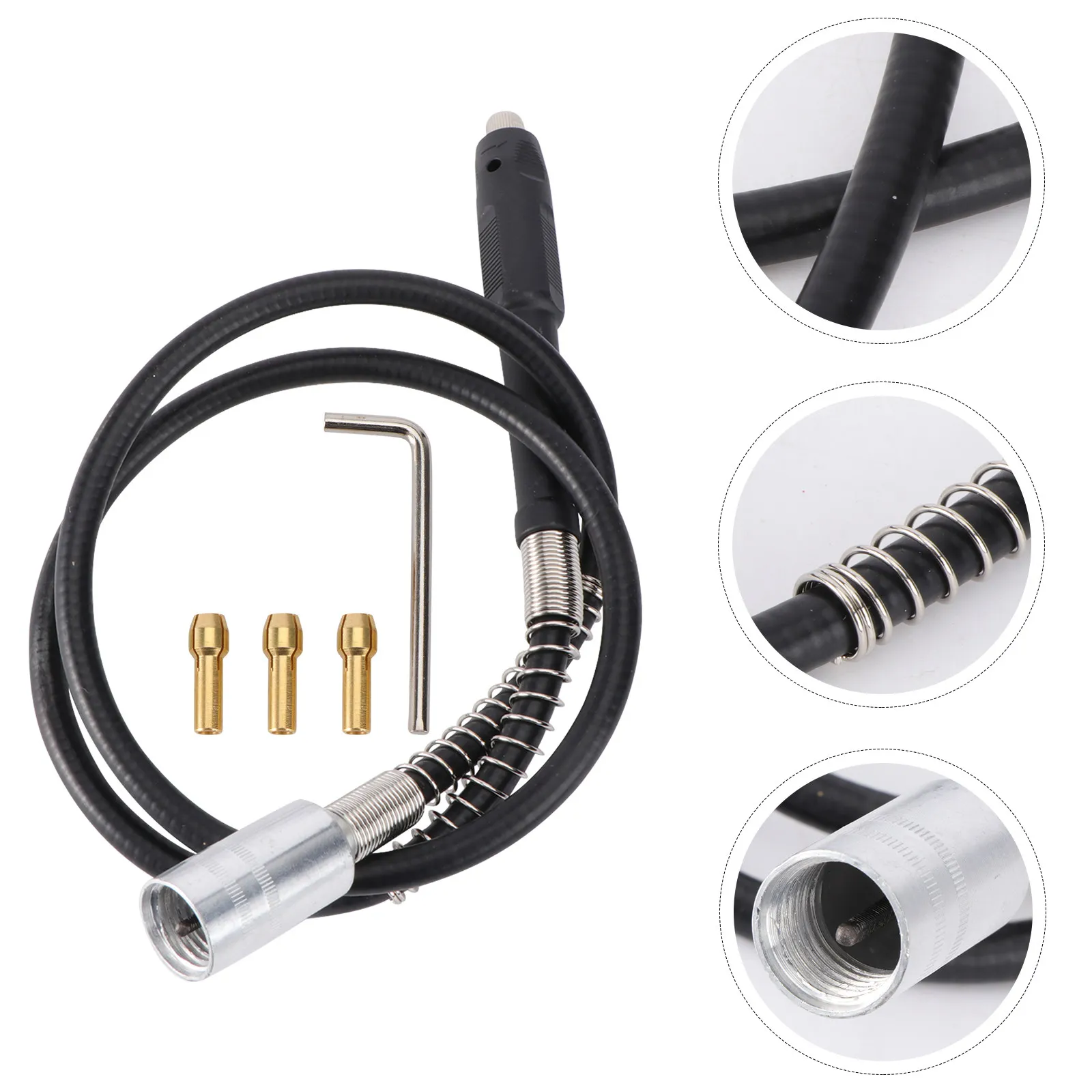 

1Set Flexible Shaft Electric Drill Extension 360 Degree Bendable Flexible Drill Bit Adapter Holder Chuck Shaft Engraving Milling