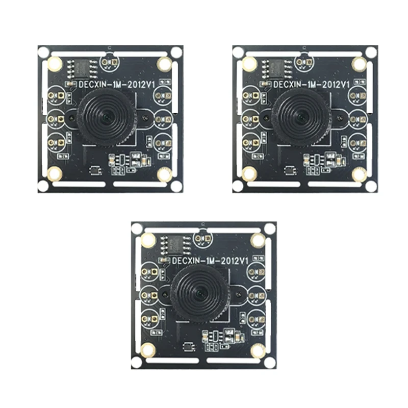ABSQ-新しい 3 個 100 度カメラモジュール 1MP OV9732 1280X720 USB 無料ドライバーマニュアルフォーカス、Winxp/7/8/10 用 0.6 メートルケーブル付き