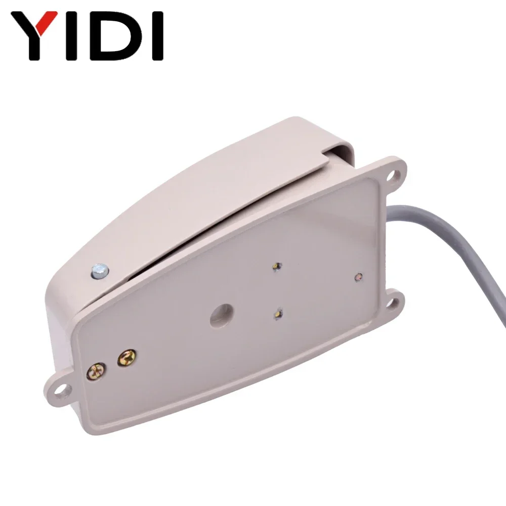 1pc FS-2 On Off Momentary Electric Power Foot Pedal Switch 220V 10A Waterproof Metal SPDT 1NO1NC Footswitch Industrial Machine view 5