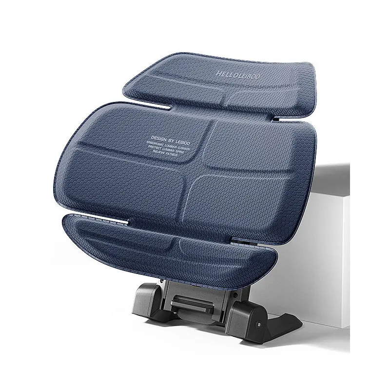 

Durable Lumbar Cushion Three-stage Solid Color Car Seat Chair Lumbar Back Support Driver Seat Back Car Lumbar Support