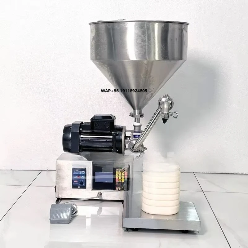 High Viscosity Liquid Filling Machines for Glass Bottles for Sauce Cosmetic Cream Ointment Powder Oil Tea Beverage Packaging