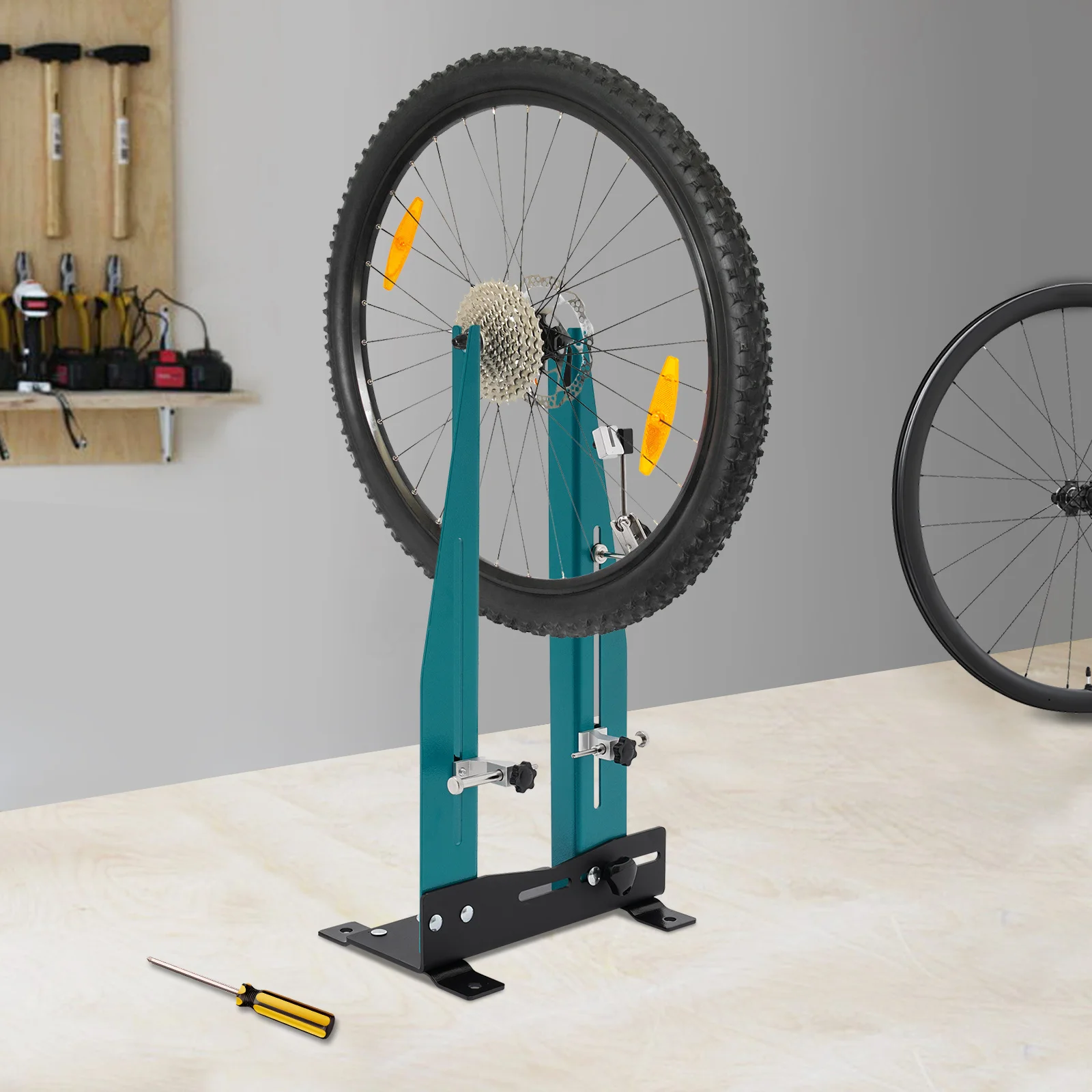 

Профессиональная подставка для проверки колес, регулировочные диски для велосипеда, обслуживание колес шоссейного велосипеда, инструменты для ремонта велосипеда