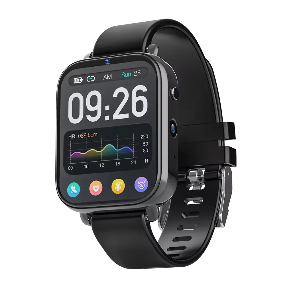 Z20 4G Smart Watch with IPS Display Heart Rate and Sleep Tracker Answer Call and Alarm Features Compatible with iOS Operation