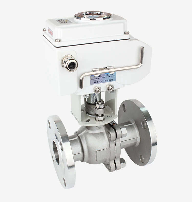 Electric flange ball valve Q941F-16P/C stainless steel 304 cast steel high pressure high temperature steam explosion-proof