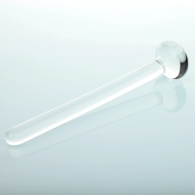 Hand Blown Simple Style Artificial Clear Glass Dick/Artificial Glass Dildo/Artificial Glass Penis for Sex Seller Distribution