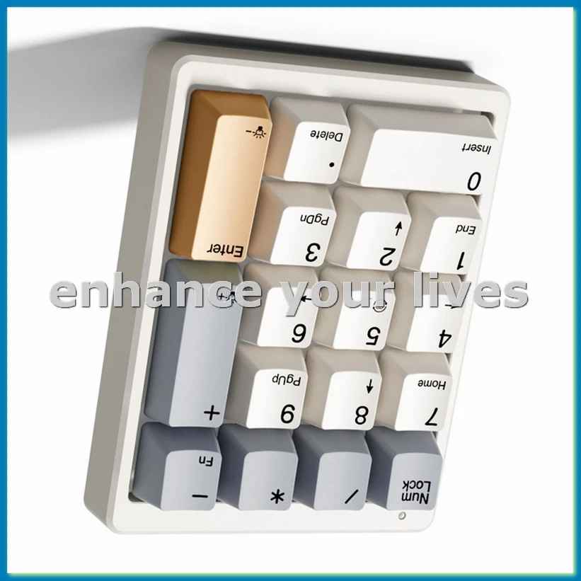 

17-клавишная проводная цифровая клавиатура типа C, механическая цифровая клавиатура, игровая мини-клавиатура, клавиатуры для программирования Red-VVNB