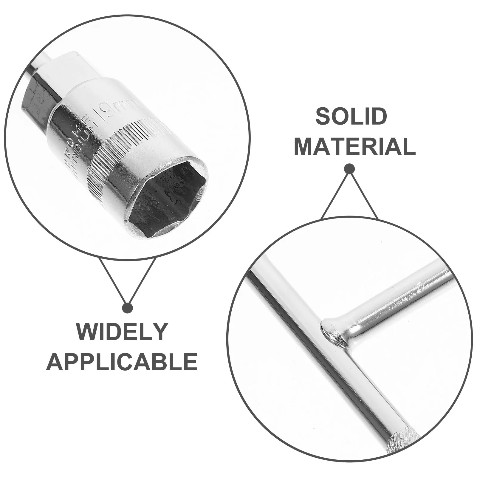 

1pcs T-Handle Socket Set Portable Metal Tool For Car Repair Home Use Mechanic Workshop Wrench Tools Socket Wrench T Handle