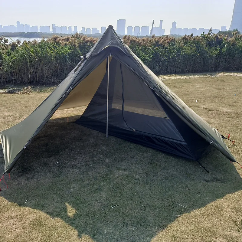 2026 Wholesale Outdoor Waterproof Camping Double-layer Tent Set  High-quality Pyramid ultra Light Waterproof and Sunscreen Tentp