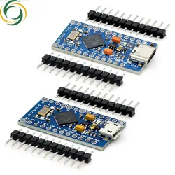 New Pro Micro for arduino ATmega32U4 5V/16MHz Module with 2 row pin header For Leonardo in stock . best quality