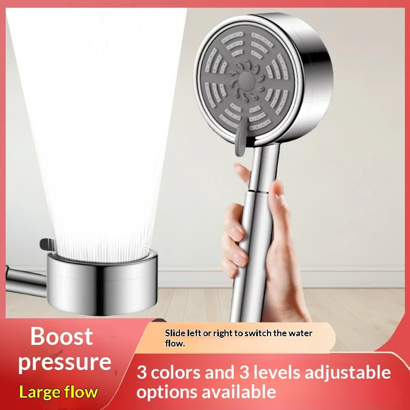 304 Stainless Steel Pressurized Shower Head, Super Powerful Bathroom Shower Head, Yuba Bath Shower Head Accessory 4