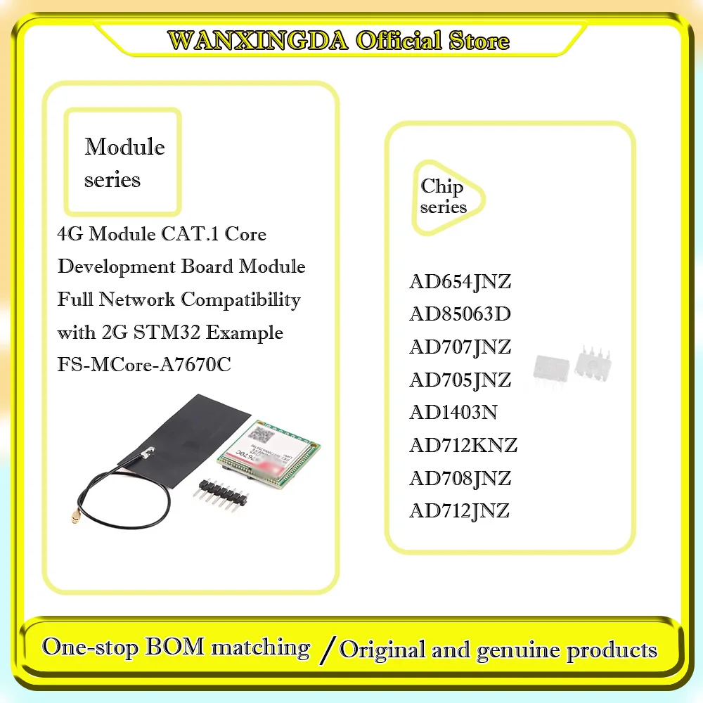 

AD1403N AD654JNZ AD705JNZ AD707JNZ AD708JNZ AD712JNZ AD85063D AD712KNZ 4G Module CAT.1 Core Development Board Module Phone case