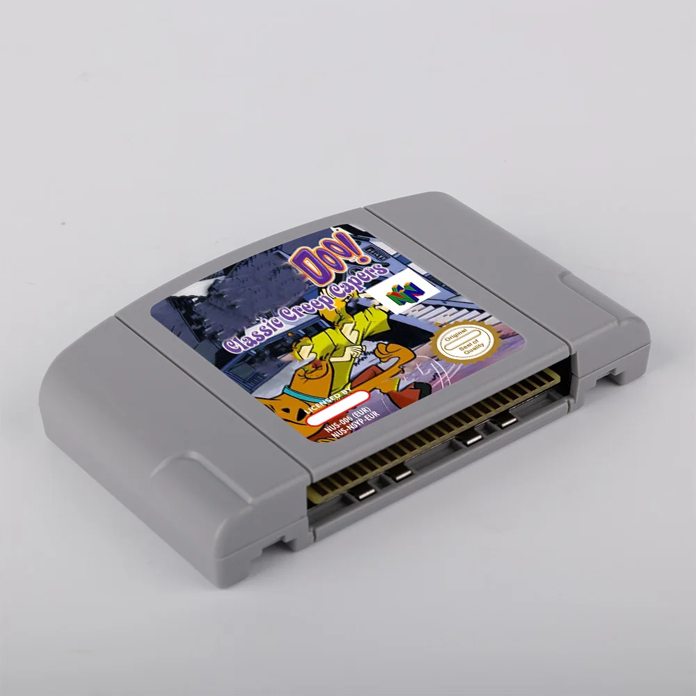 لبطاقة الألعاب N64 Scoobyed Game Dooes - خرطوشة إصدار كلاسيكية Creep Capers USA NTSC EUR PAL #1