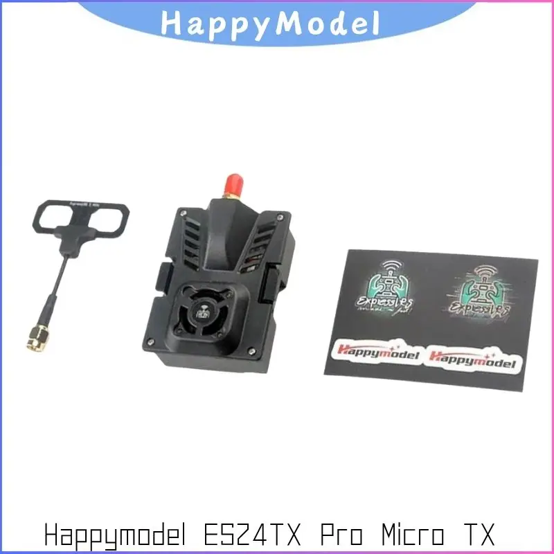 

HappyModel ES24TX Pro 1000mW 2.4G ExpressLRS TX Module w/Cooling Fan & RGB LED, Long Range for FPV Drone, Airplane, RC
