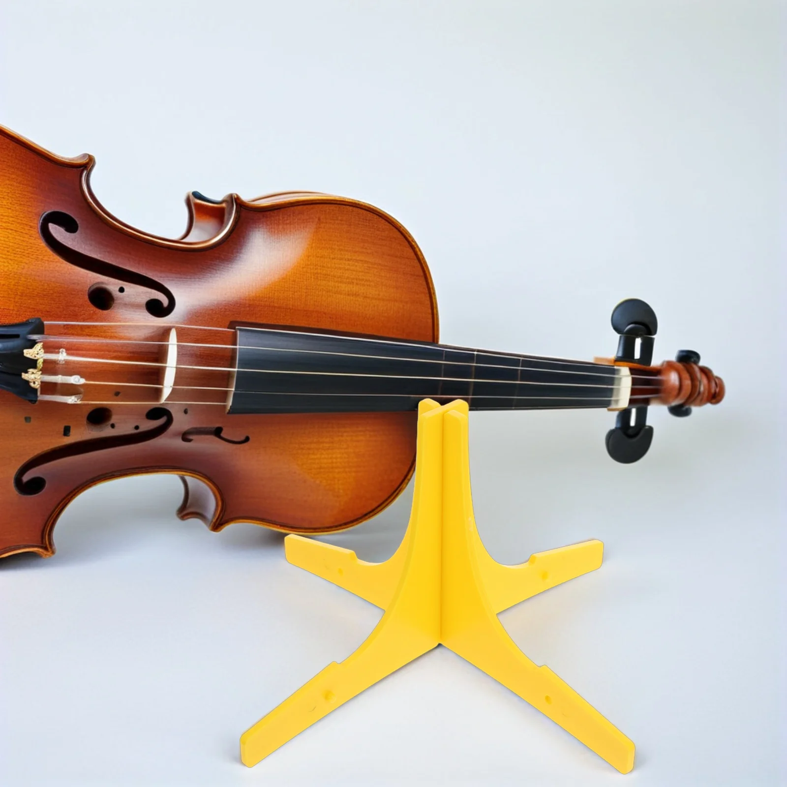 

Small Stand Saxophone Accessories Musical Instrument Support Holder Portable Trumpet Cornet Yellow