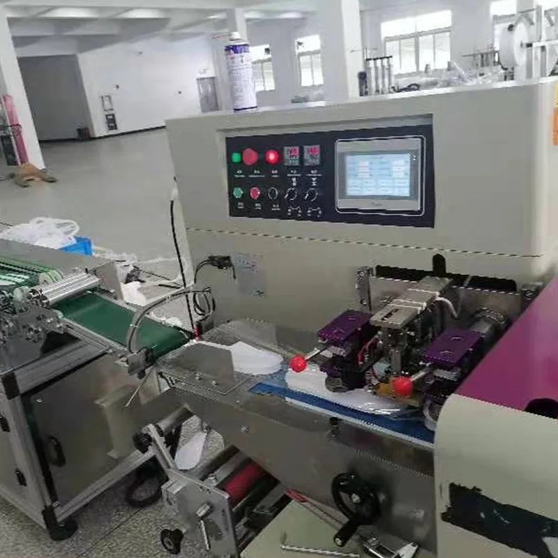 Disposable Slipper Making Machine Automatic Feeding Cutting Welding Counting Stacking System