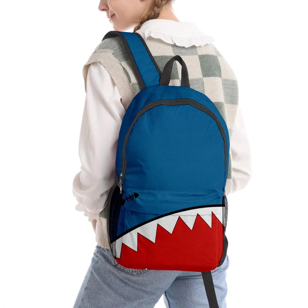 

Trendy Youthful Hololive VTuber Gawr Gura Student School Bags Notebook Backpacks 3D Printed Oxford Waterproof Funny Travel Bags