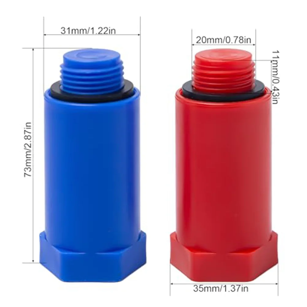 For Bathroom Pipes Leak Detection Tool Water Pipe Adapter For Leak Detection Plastic Construction Moisture Resistant