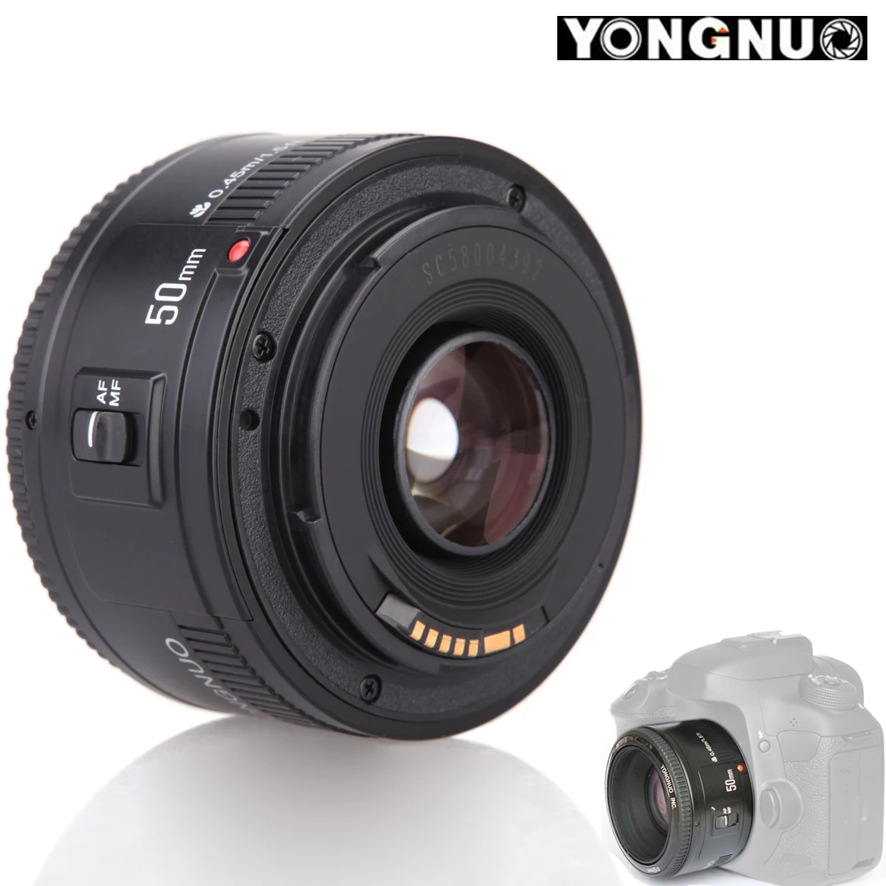 YONGNUO YN50mm F1.8 YN35mm F2.0 Auto Focus Lens Large Aperture Lense for Canon Nikon DSLR Cameras D7100 D3200 D3300 D3100 D5100