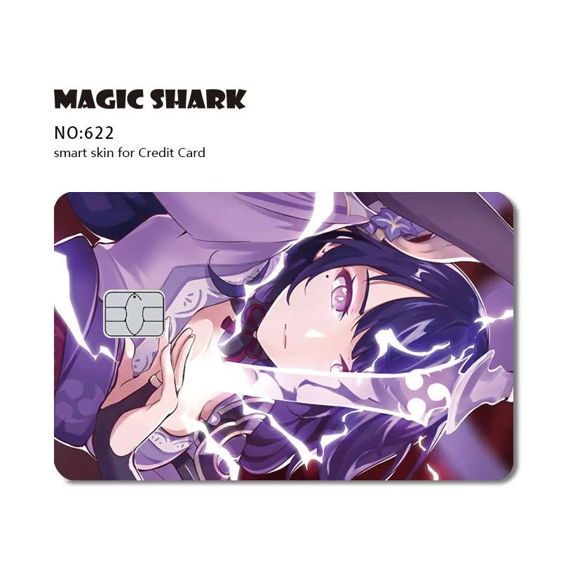 High Quality Anime Cartoon Game Sticker Case Tape Film Skin for Small Chip Credit Card Bus Card